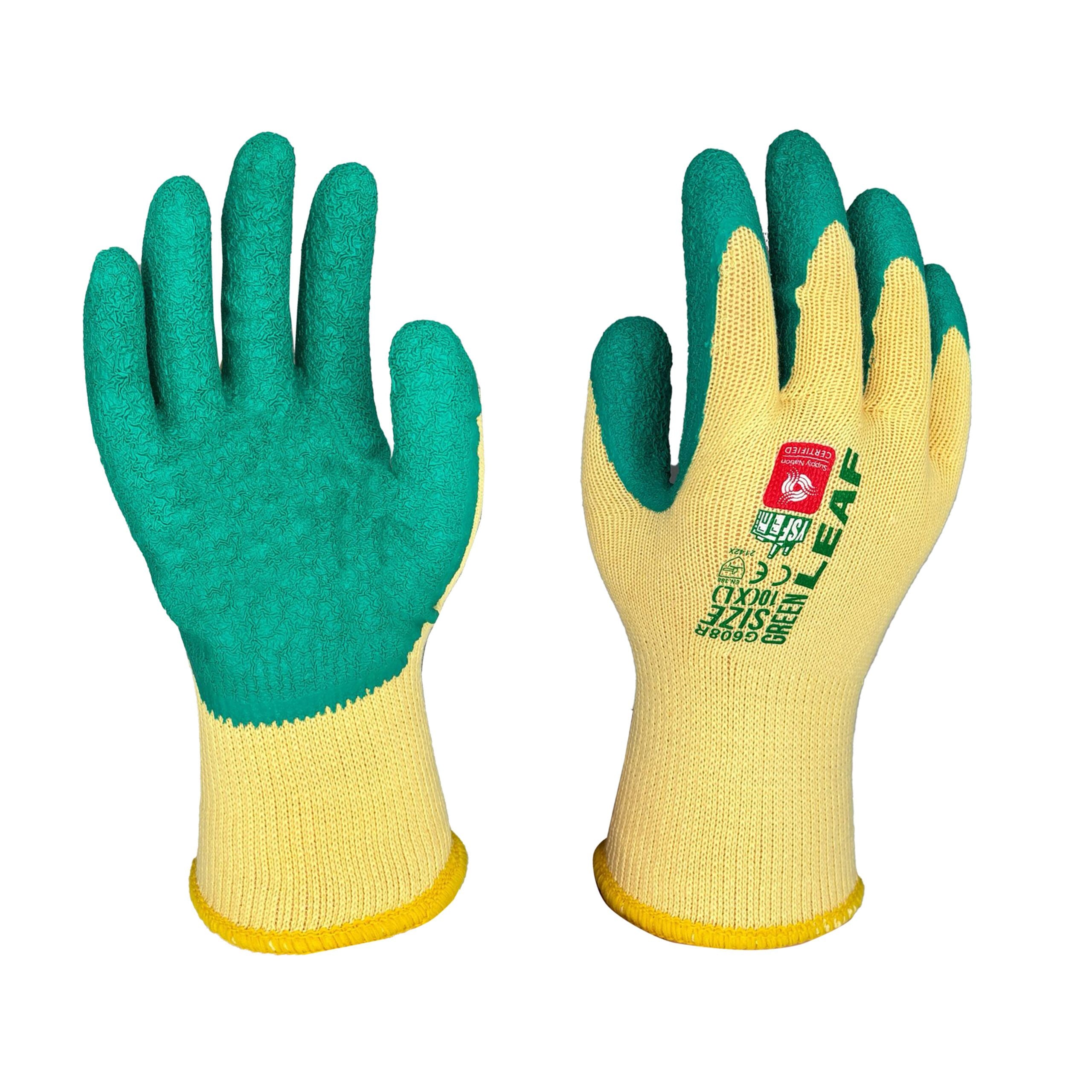 Green Leaf Gardening Gloves - G608R