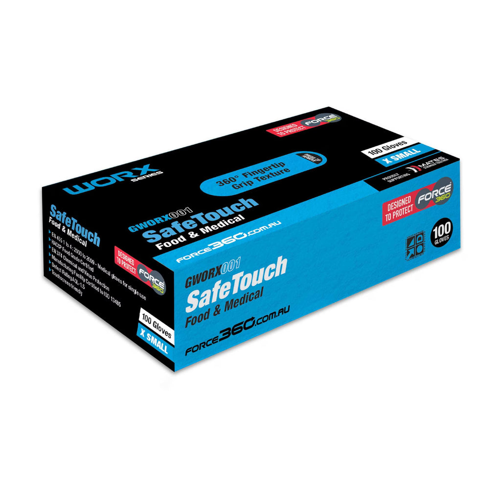 Force360 SafeTouch Disposable Nitrile Glove (Food & Medical) - GWORX001