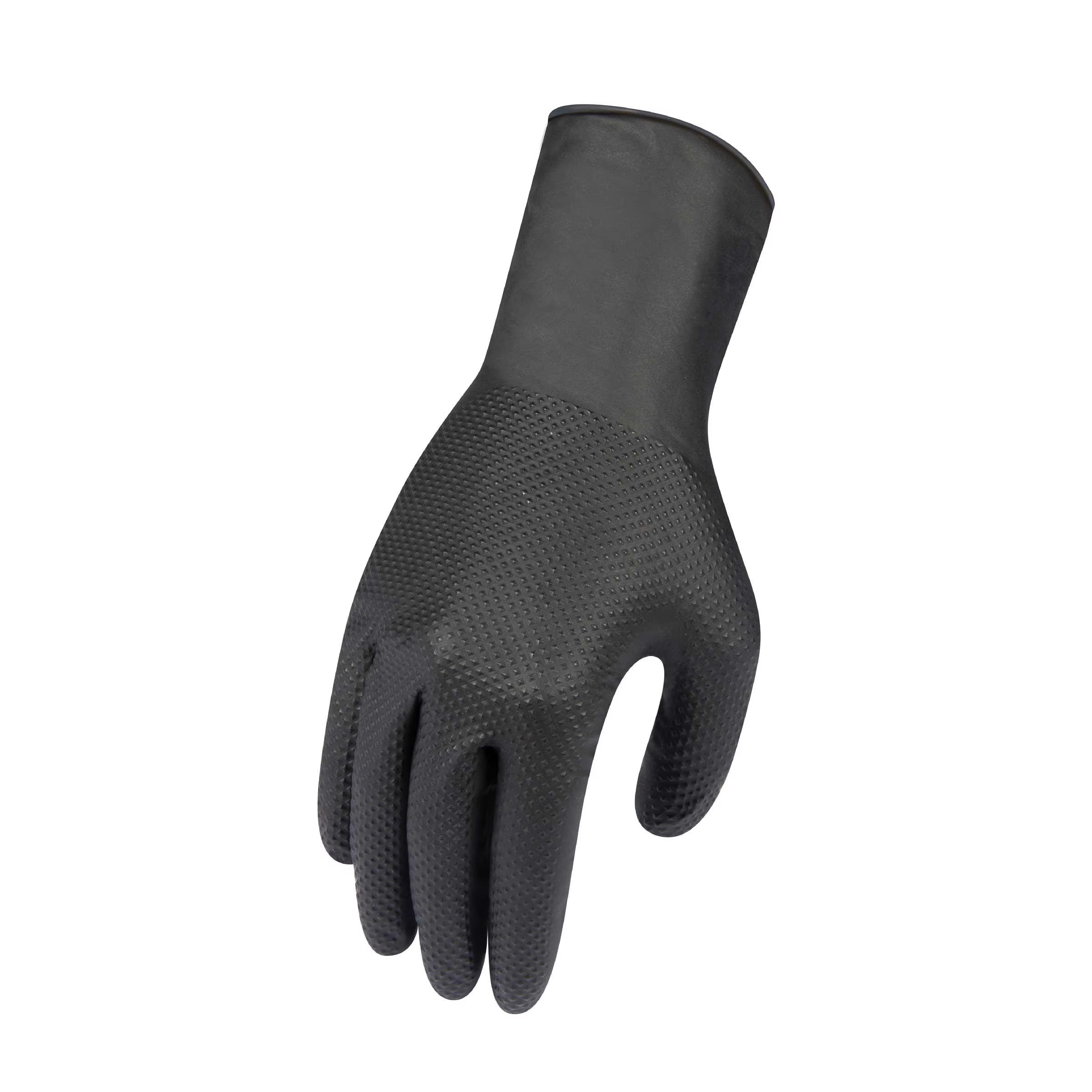 Force360 SafeTouch Disposable Nitrile Glove Industrial (Black) - GWORX005