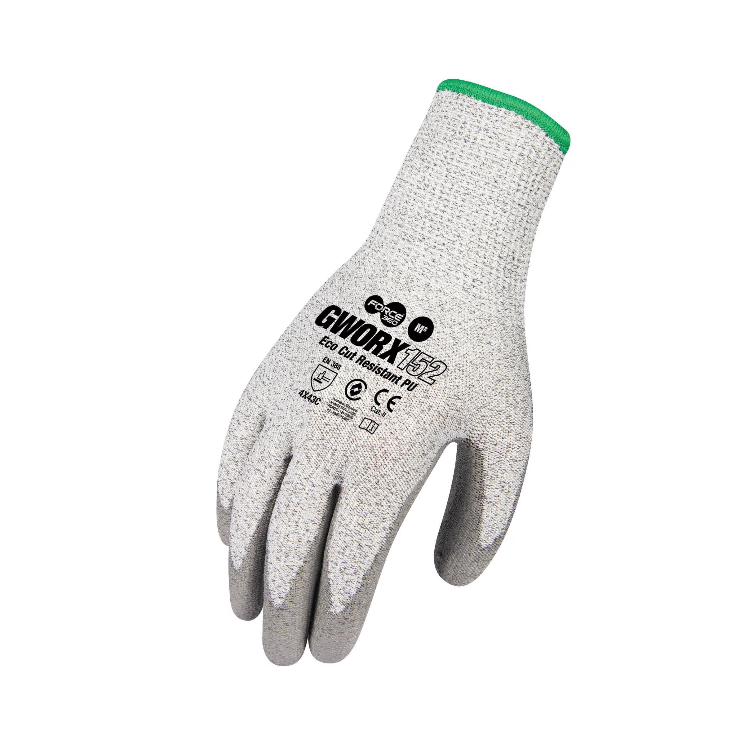Force360 Eco Cut Resistant Gloves PU Coated Palm - GWORX152