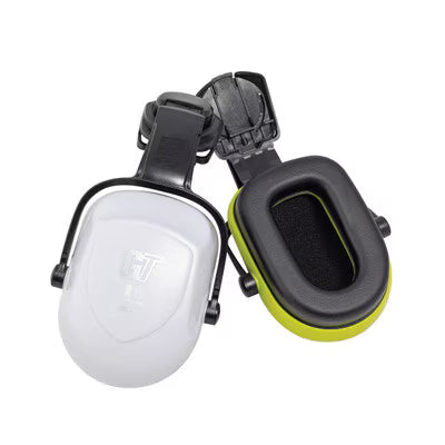 Force360 GT Cap Hardhat Attachable Earmuff (White) - HFPR958