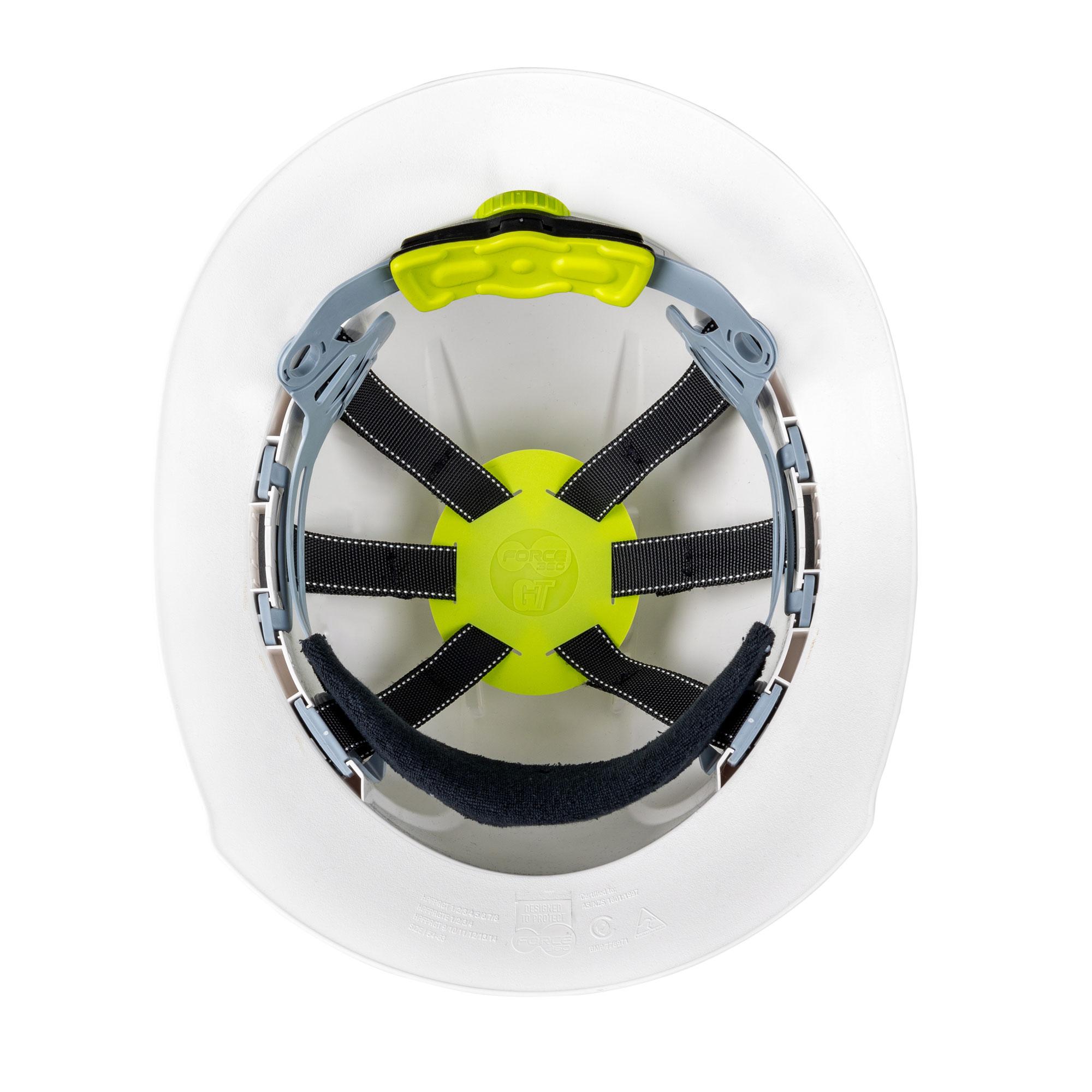 Force360 Type 1 ABS Non-Vented Broad Brim Hard Hat with Ratchet Harness GT12 - HPFPRGT12