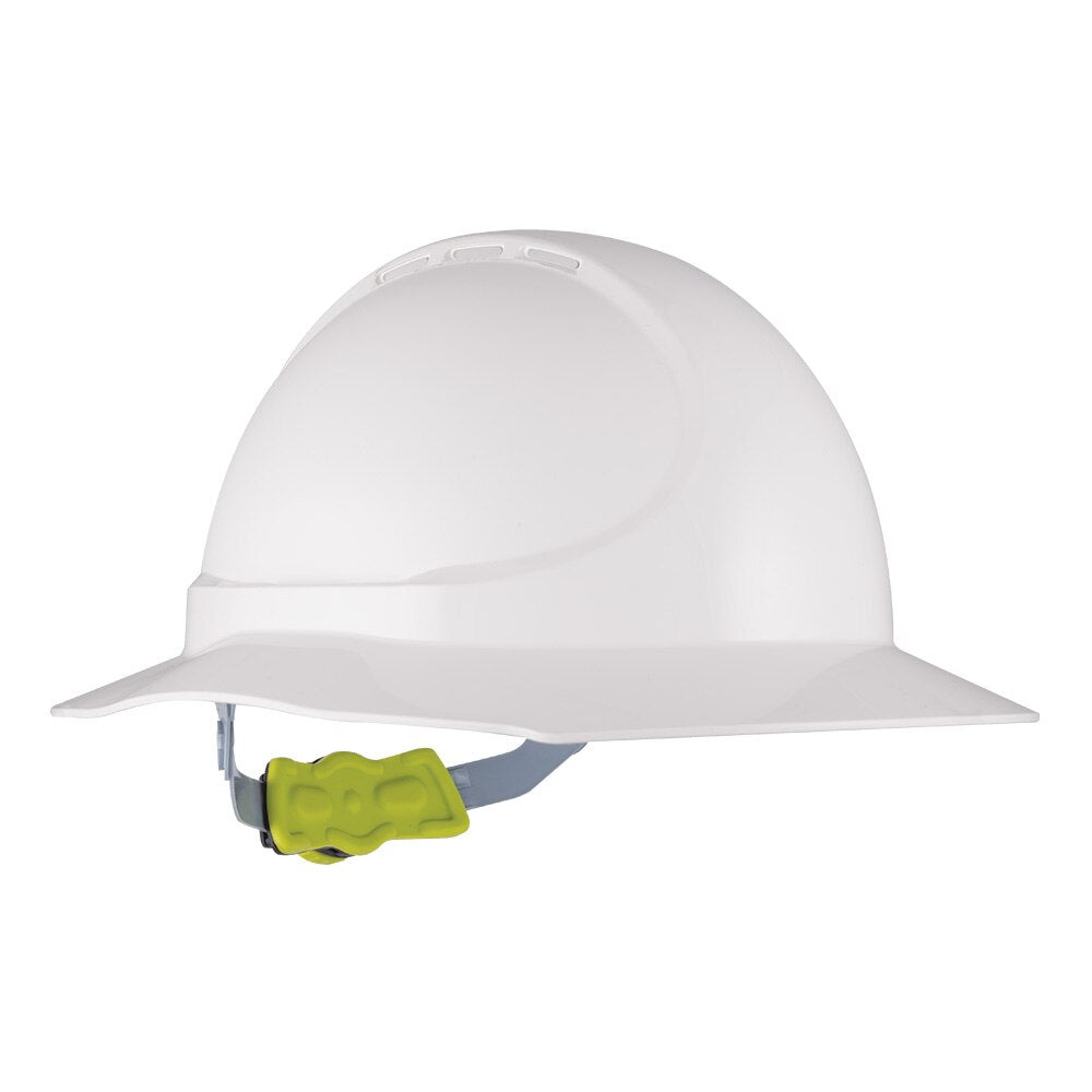 Force360 Type 1 ABS Non-Vented Broad Brim Hard Hat with Ratchet Harness GT12 - HPFPRGT12