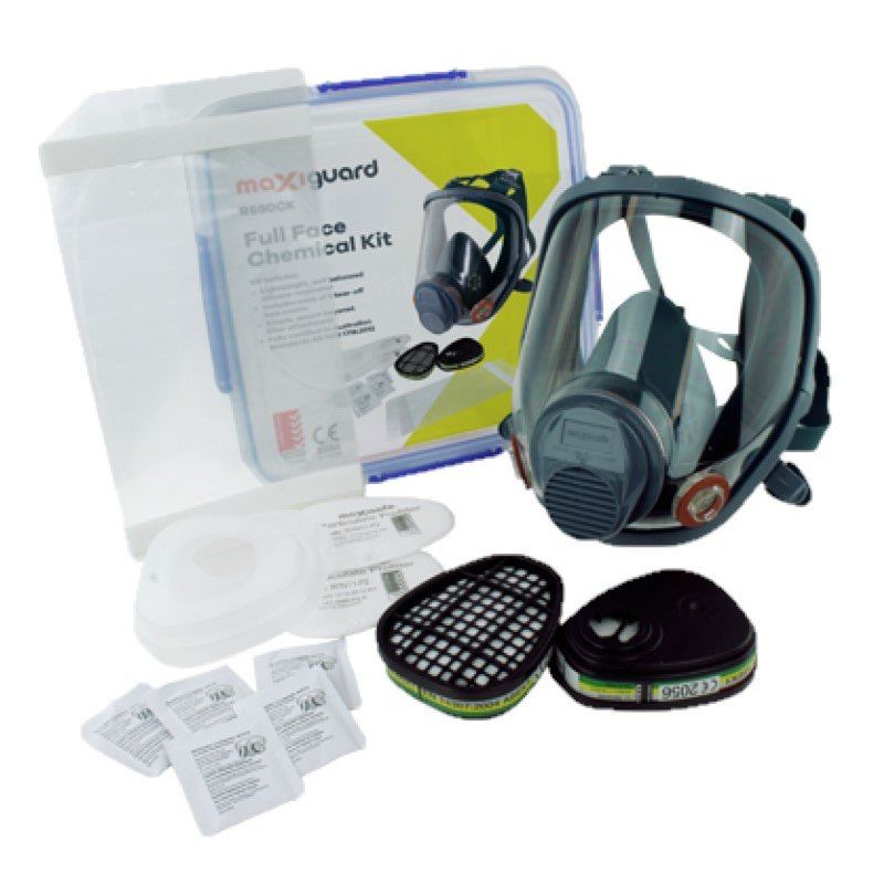 MaxiGuard Full Face Respirator Chemical Kit - R690CK