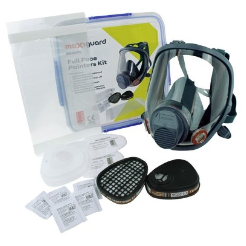 MaxiGuard Full Face Respirator Painters Kit - R690PK