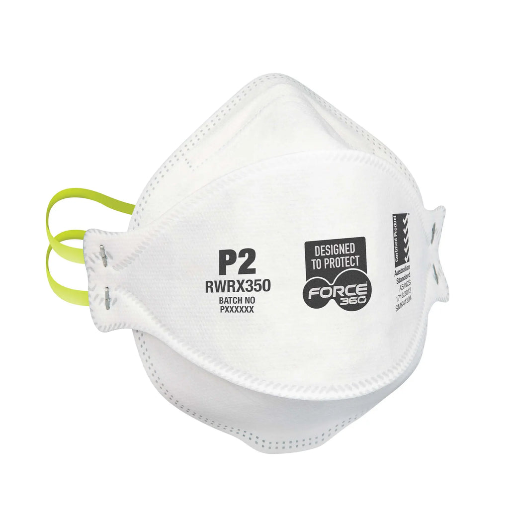 Force360 P2 Flat Fold Respirator (Disposable)- RWRX350